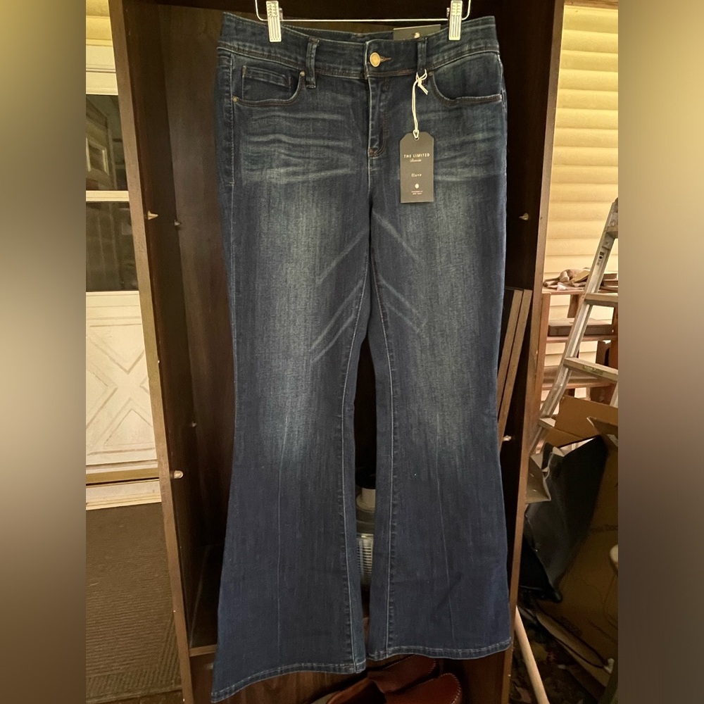 The Limited Flare Denim Women's Blue Jeans